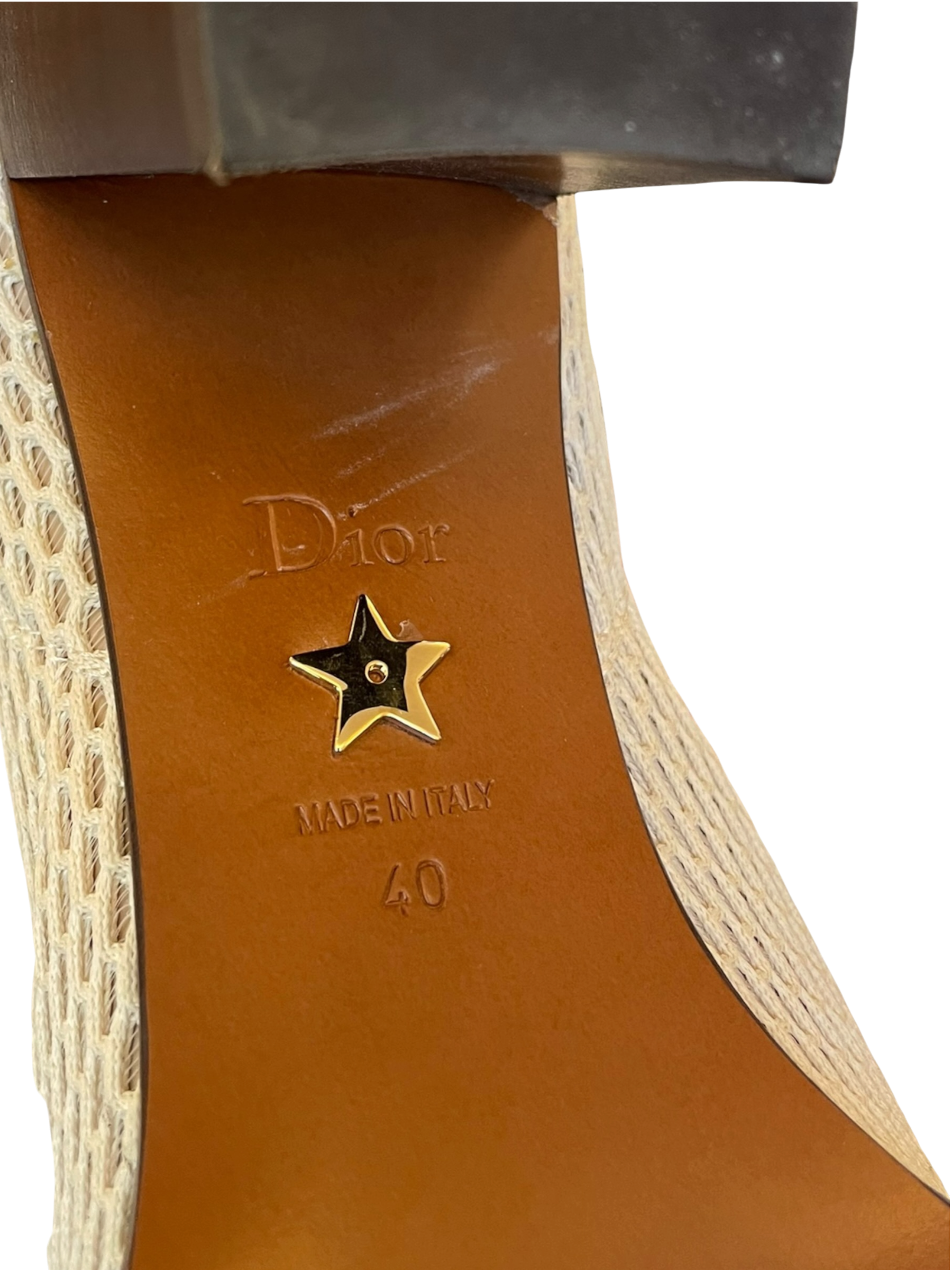 Bottes hautes Dior en résille