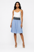 Chanel Pleated Midi Skirt
