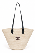 Sac cabas Celine en raphia, grand modèle