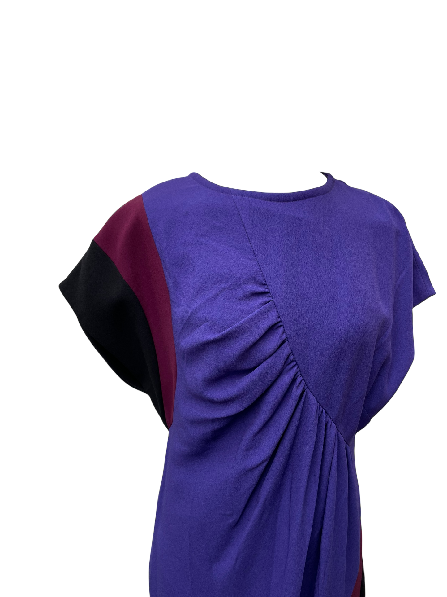 Dries Van Noten Colorblock Midi Dress