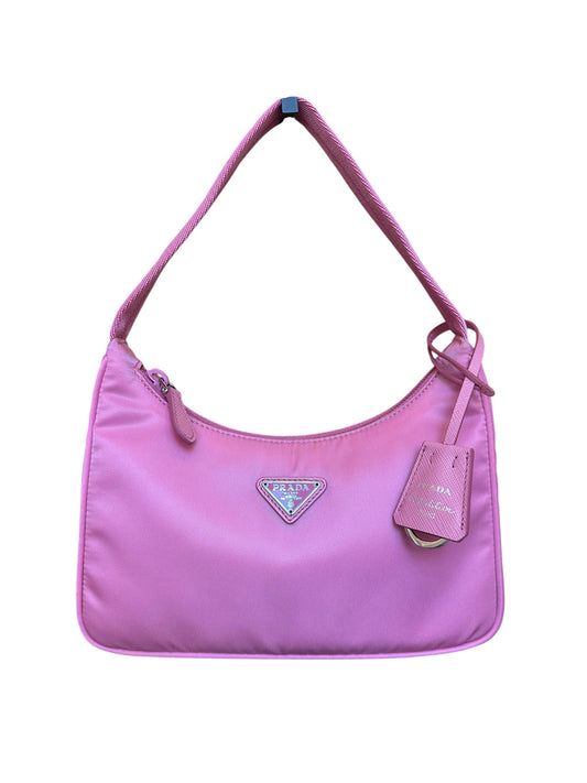 Prada — Pink Nylon Mini Bag