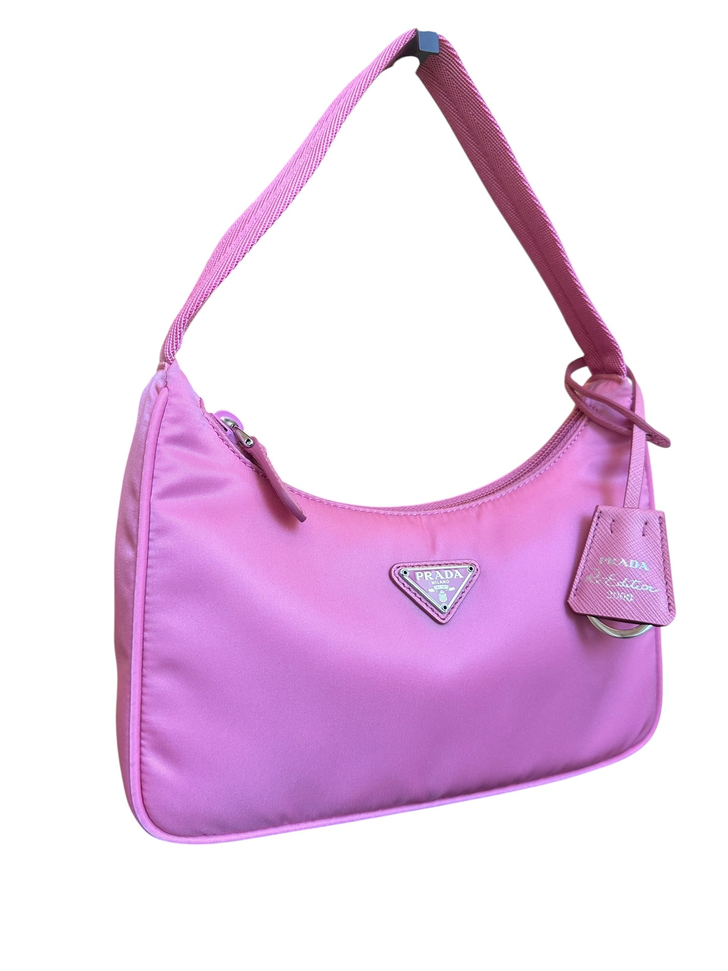 Prada — Pink Nylon Mini Bag