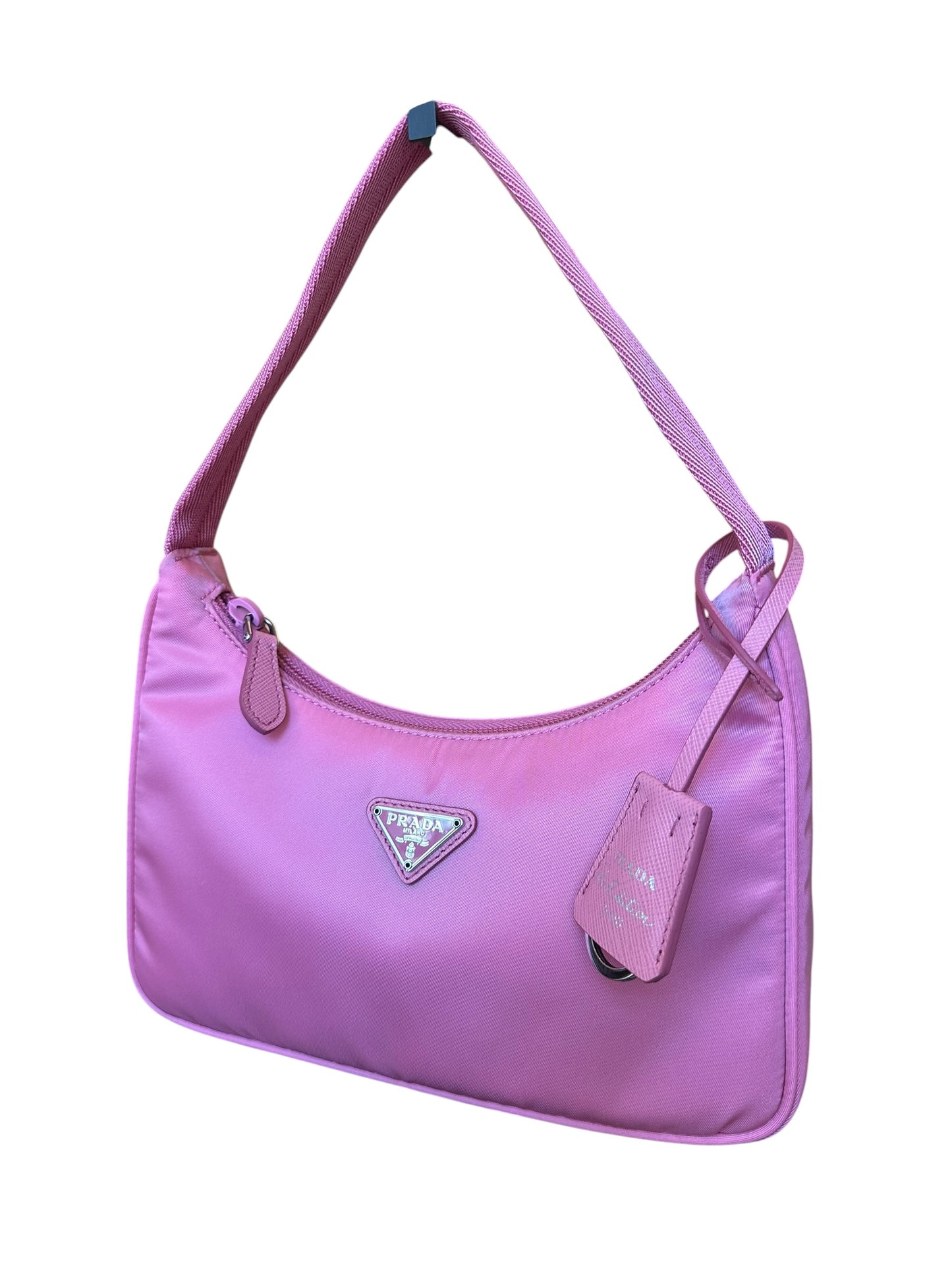 Prada — Pink Nylon Mini Bag