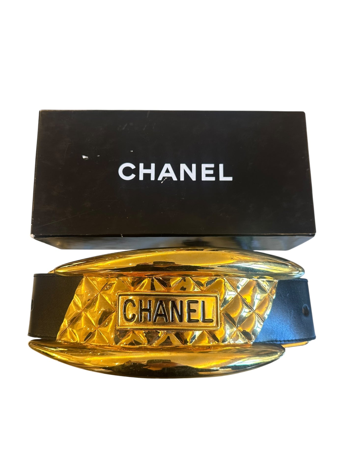 Chanel - Ceinture Gladiateur Dorée - Défilé 1991