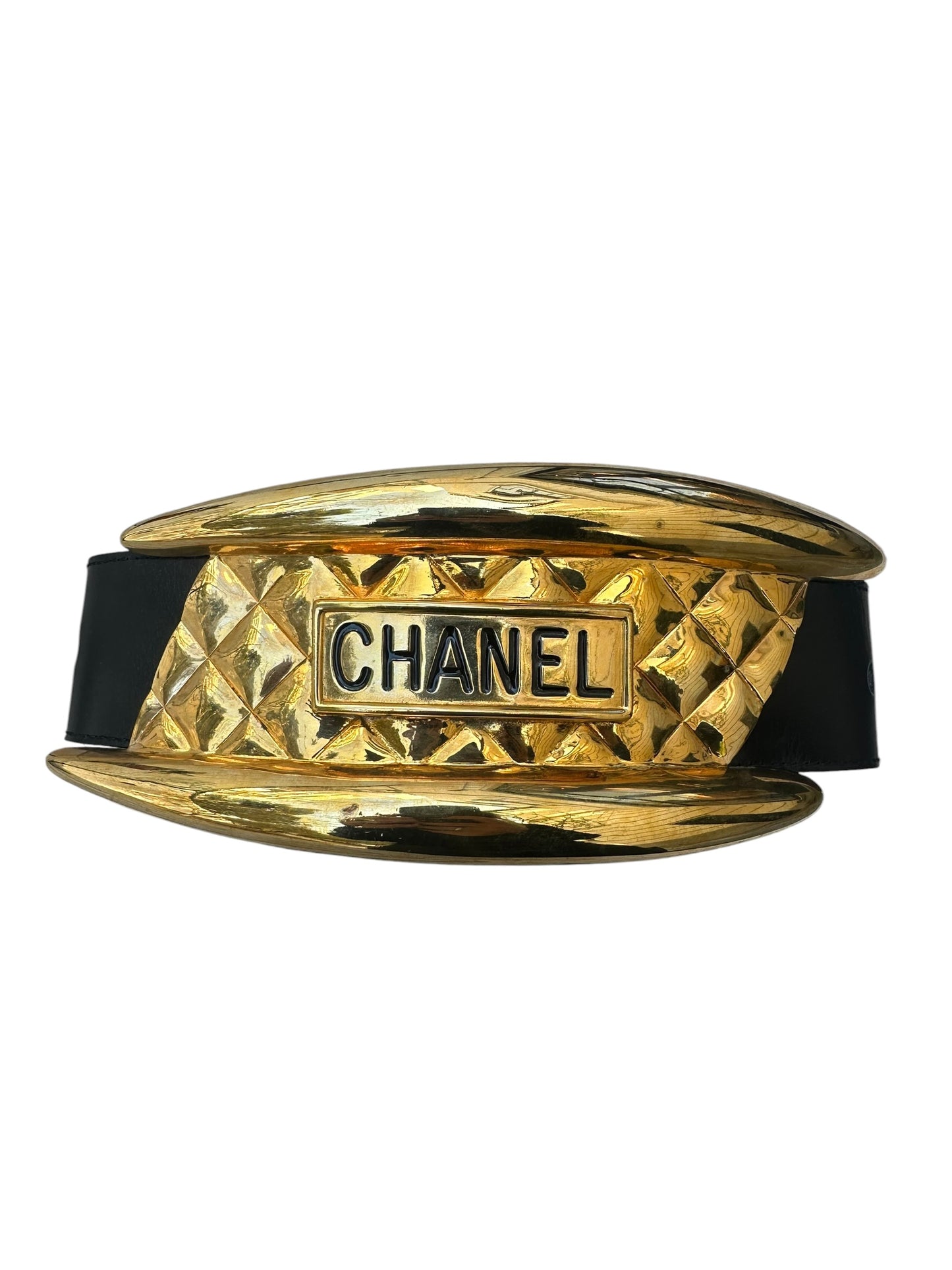 Chanel - Ceinture Gladiateur Dorée - Défilé 1991