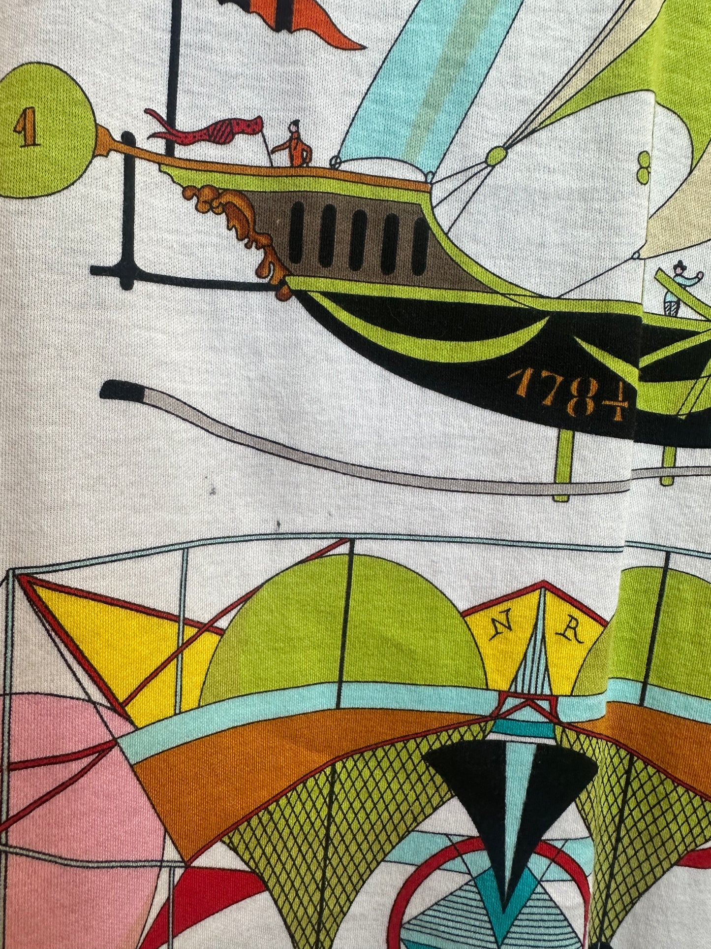 Hermès - Robe en Jersey « Les Folies du Ciel »