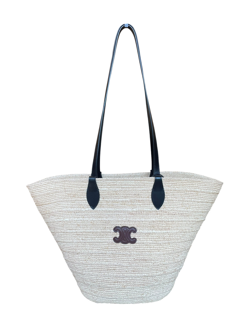 Sac cabas Celine en raphia, grand modèle