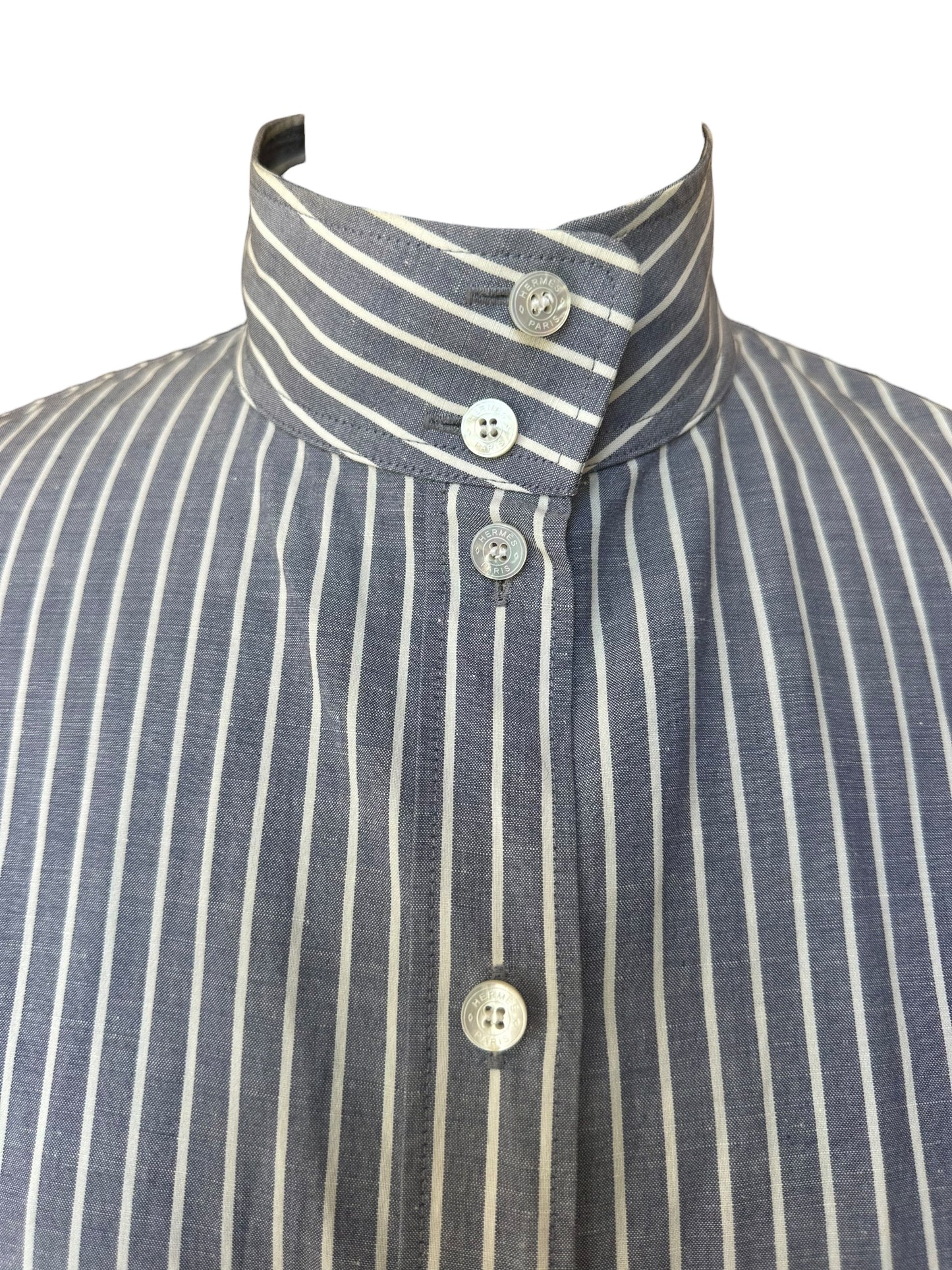 Hermès Striped Shirt Dress