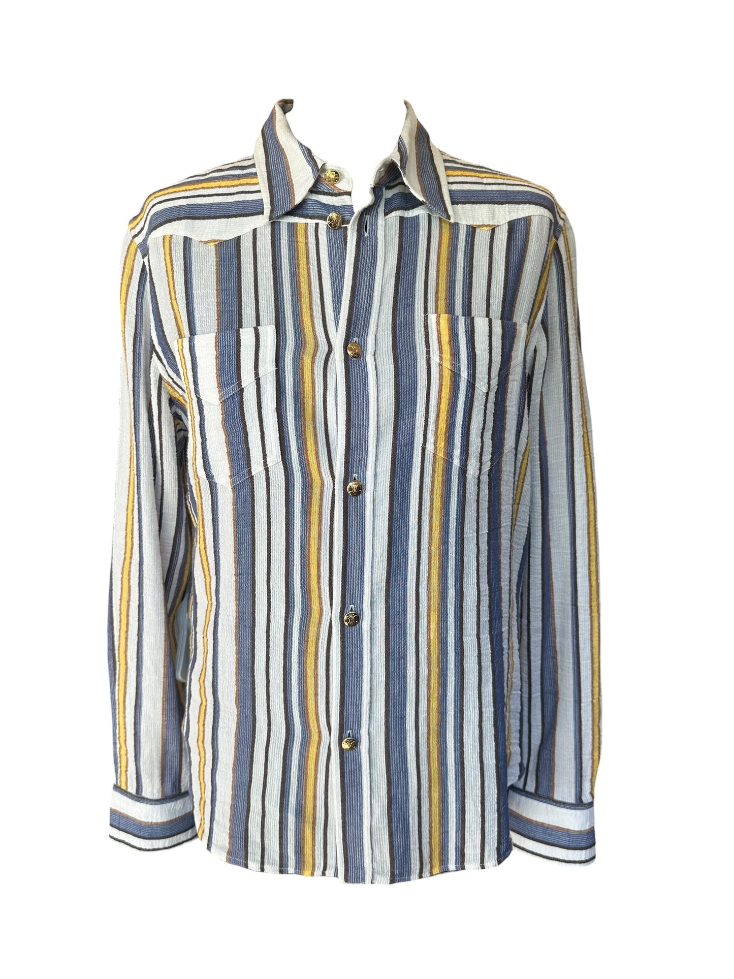 Celine Linen Striped Shirt