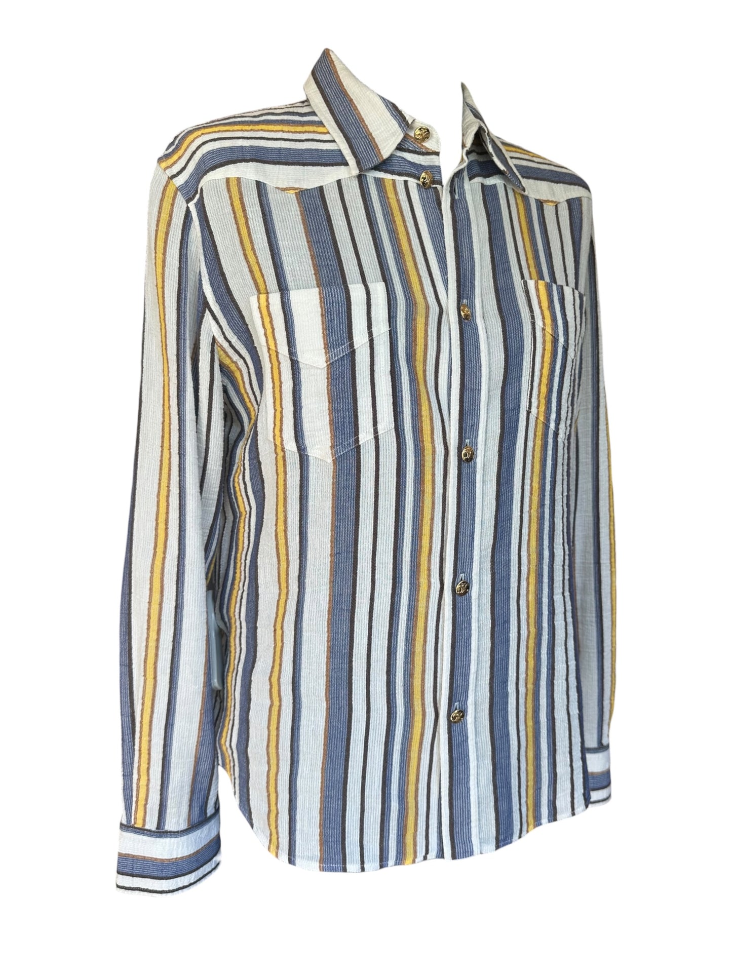 Celine Linen Striped Shirt