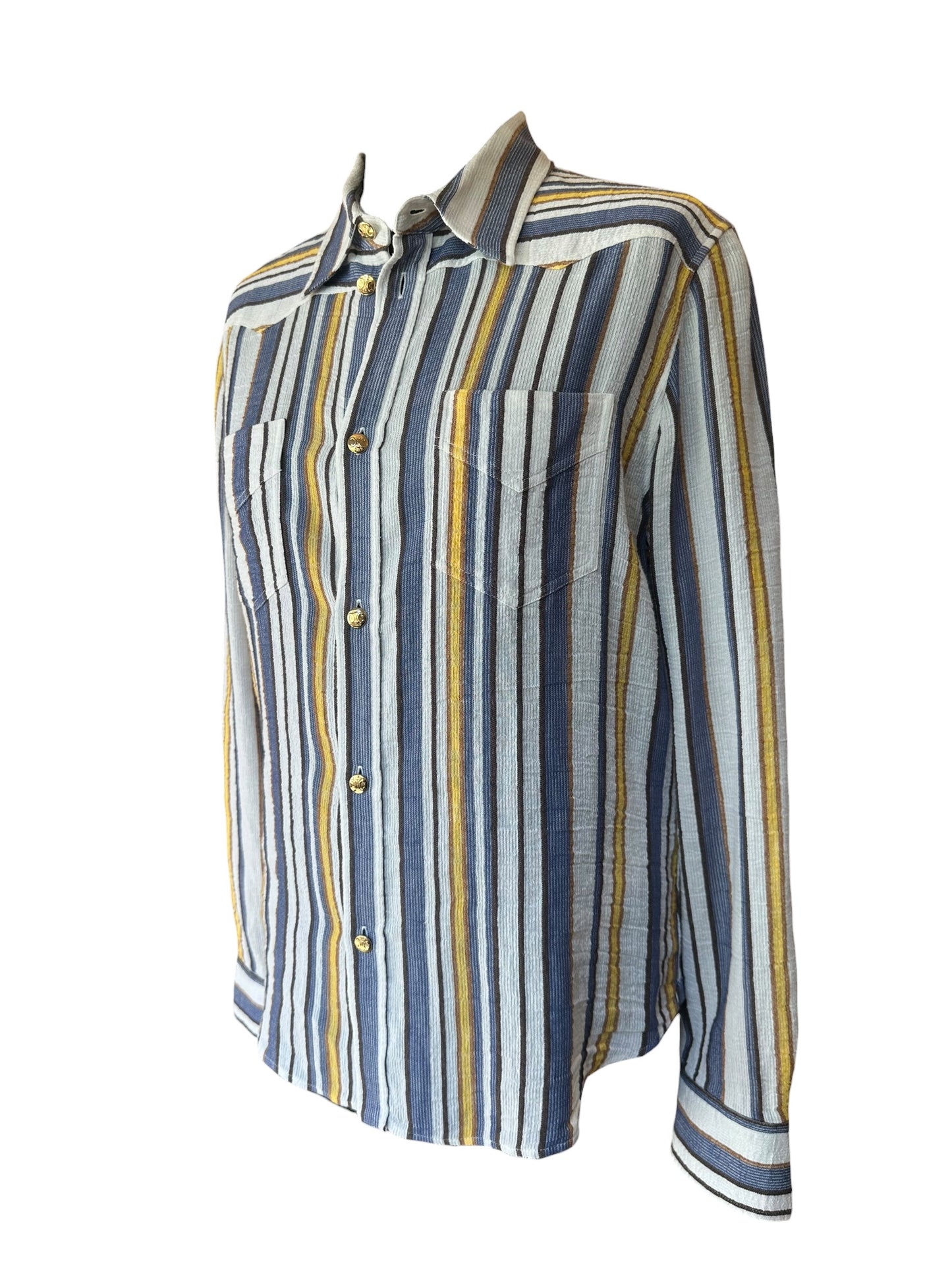 Celine Linen Striped Shirt
