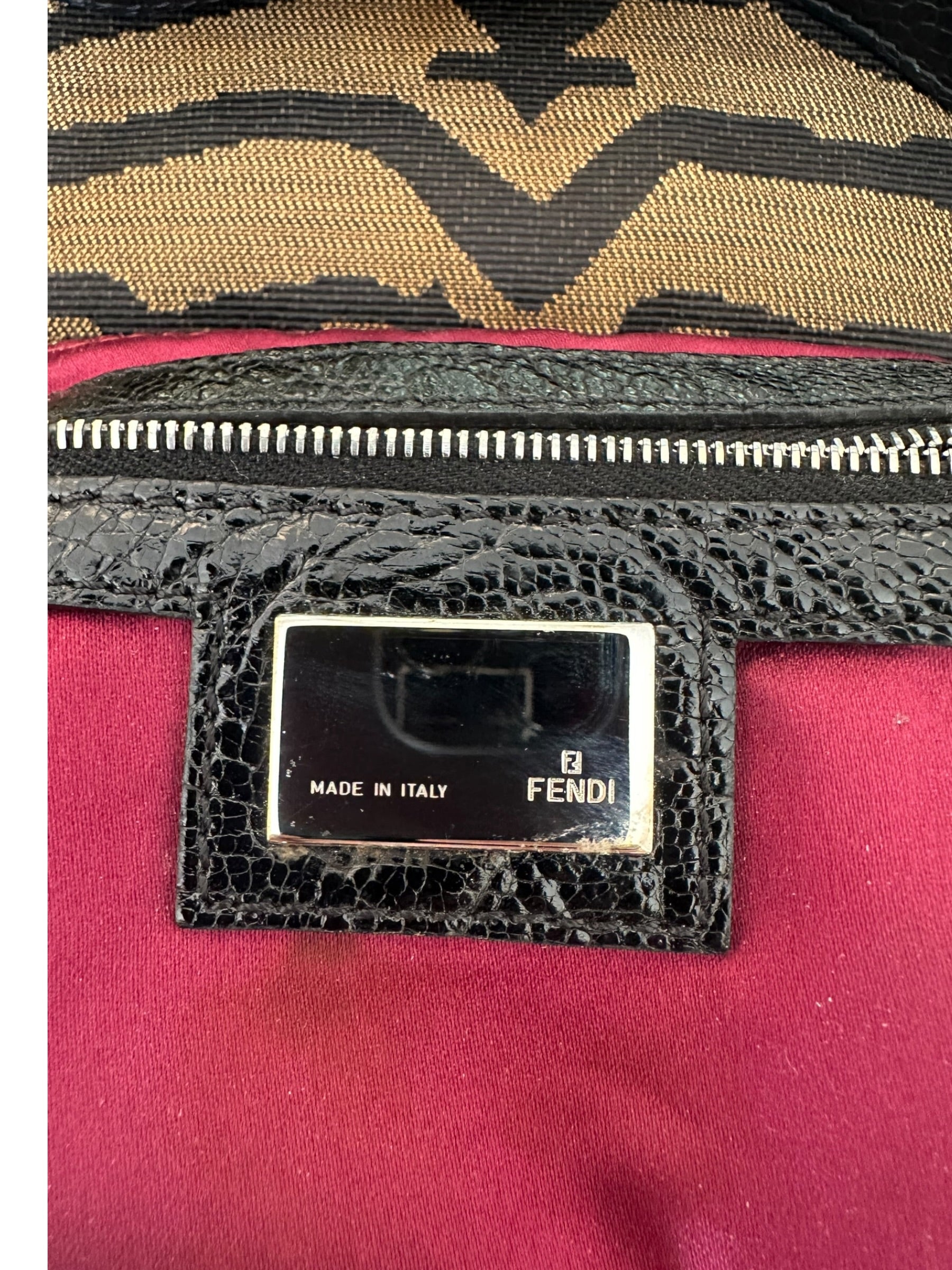 Sac à main Fendi Vintage Baguette brodé de perles