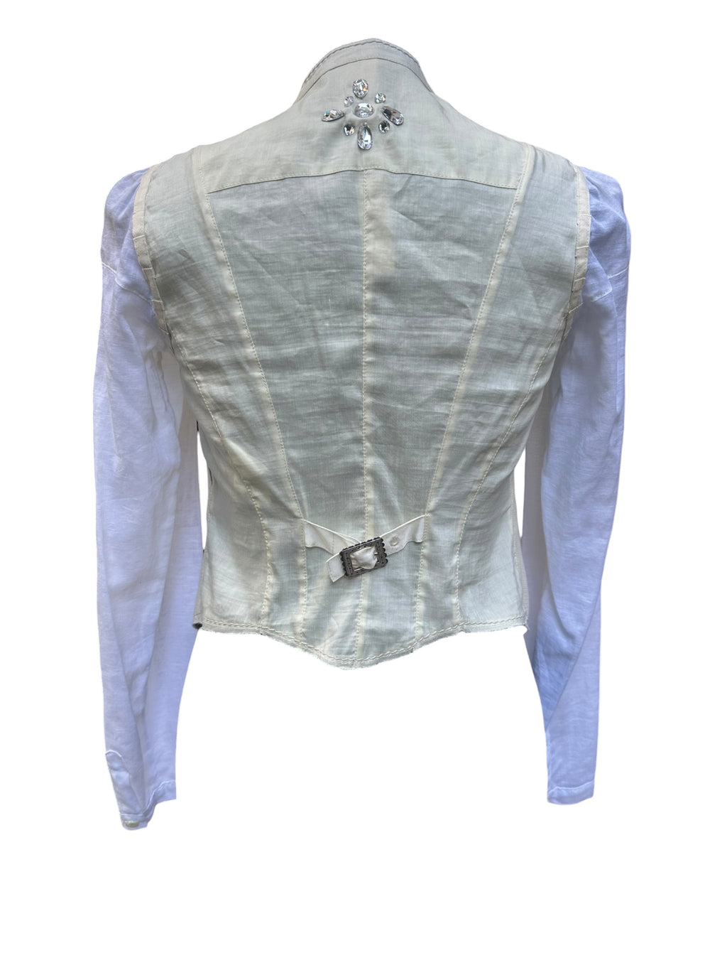 Marithé + François Girbaud La Grande Ligne Embellished Lightweight Jacket