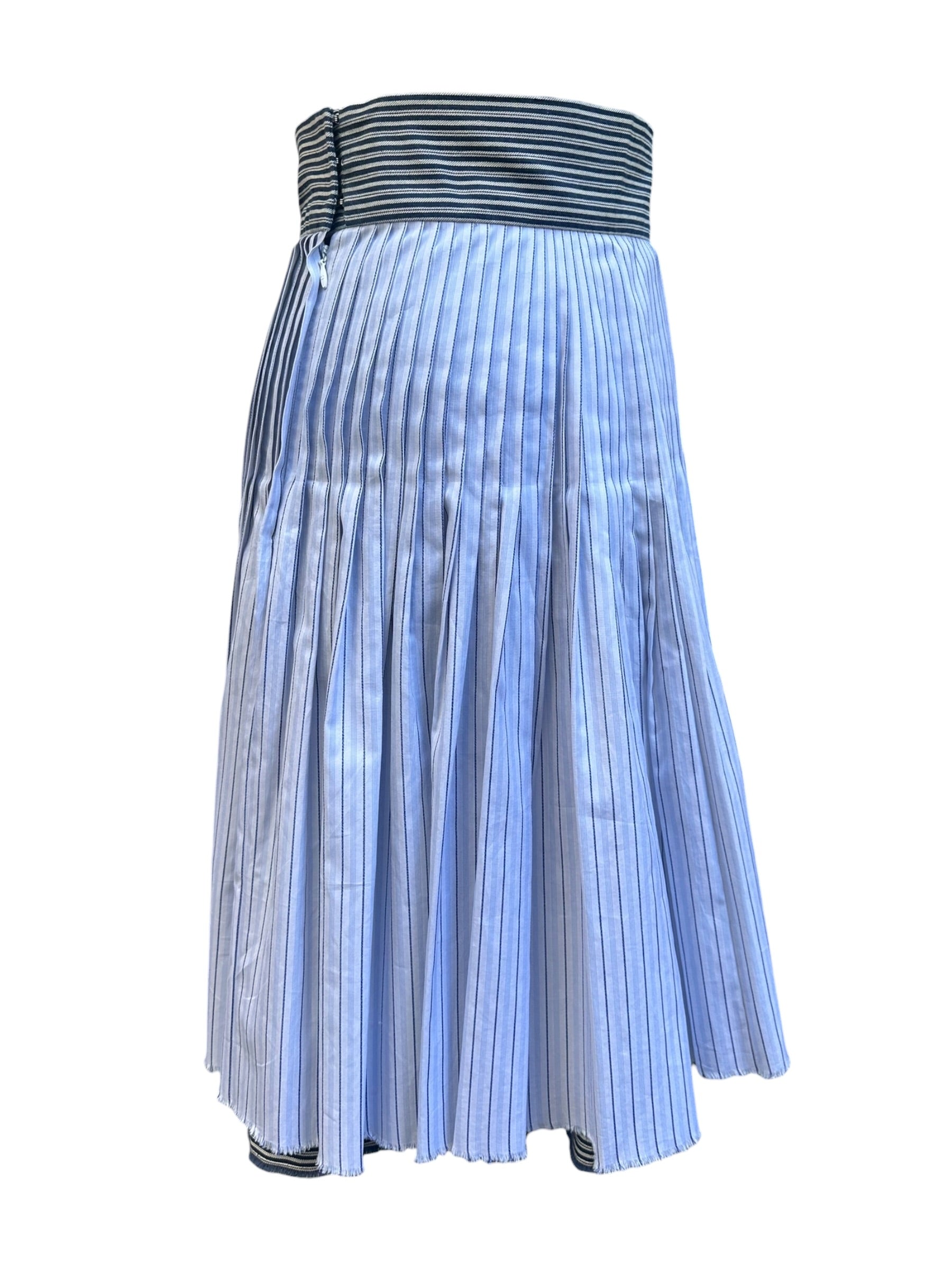 Jupe midi plissée Chanel