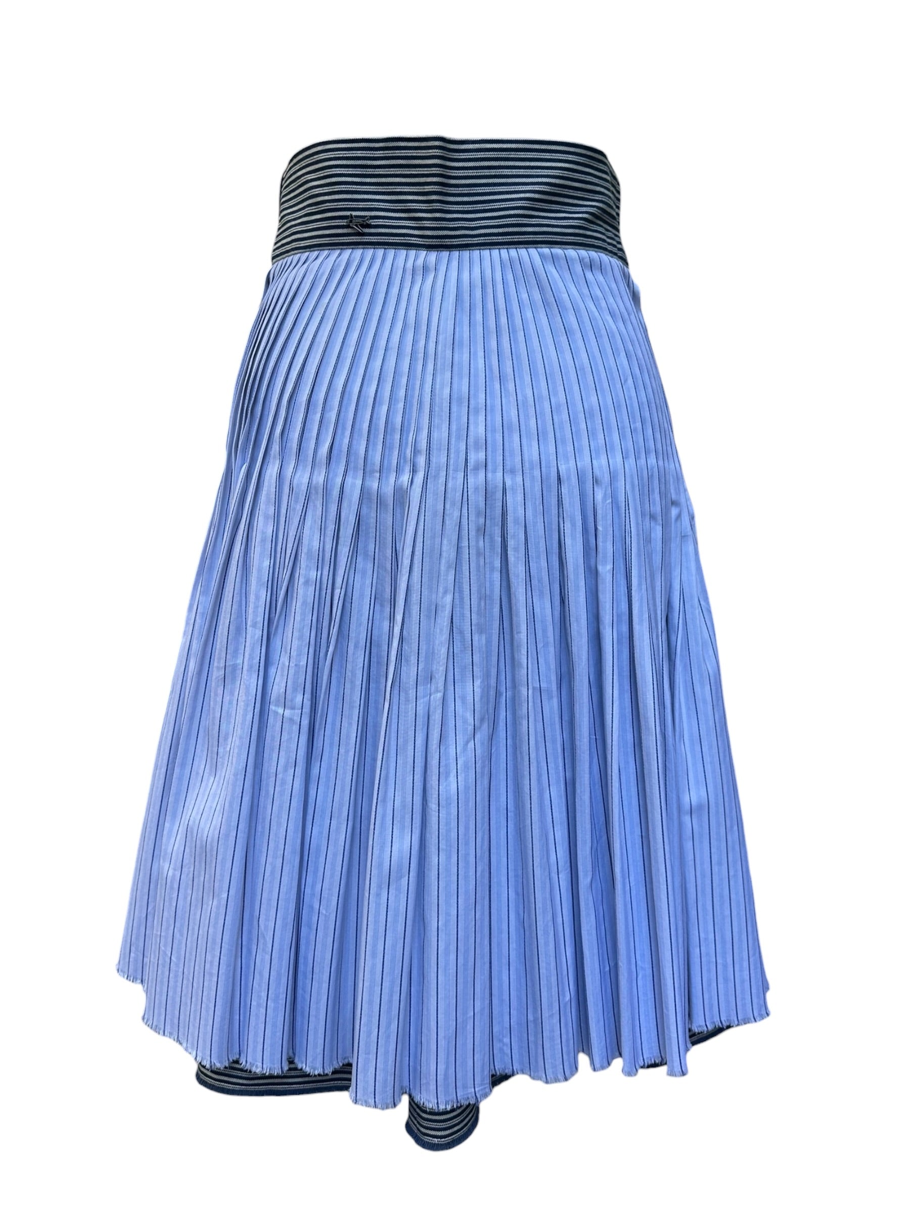 Jupe midi plissée Chanel