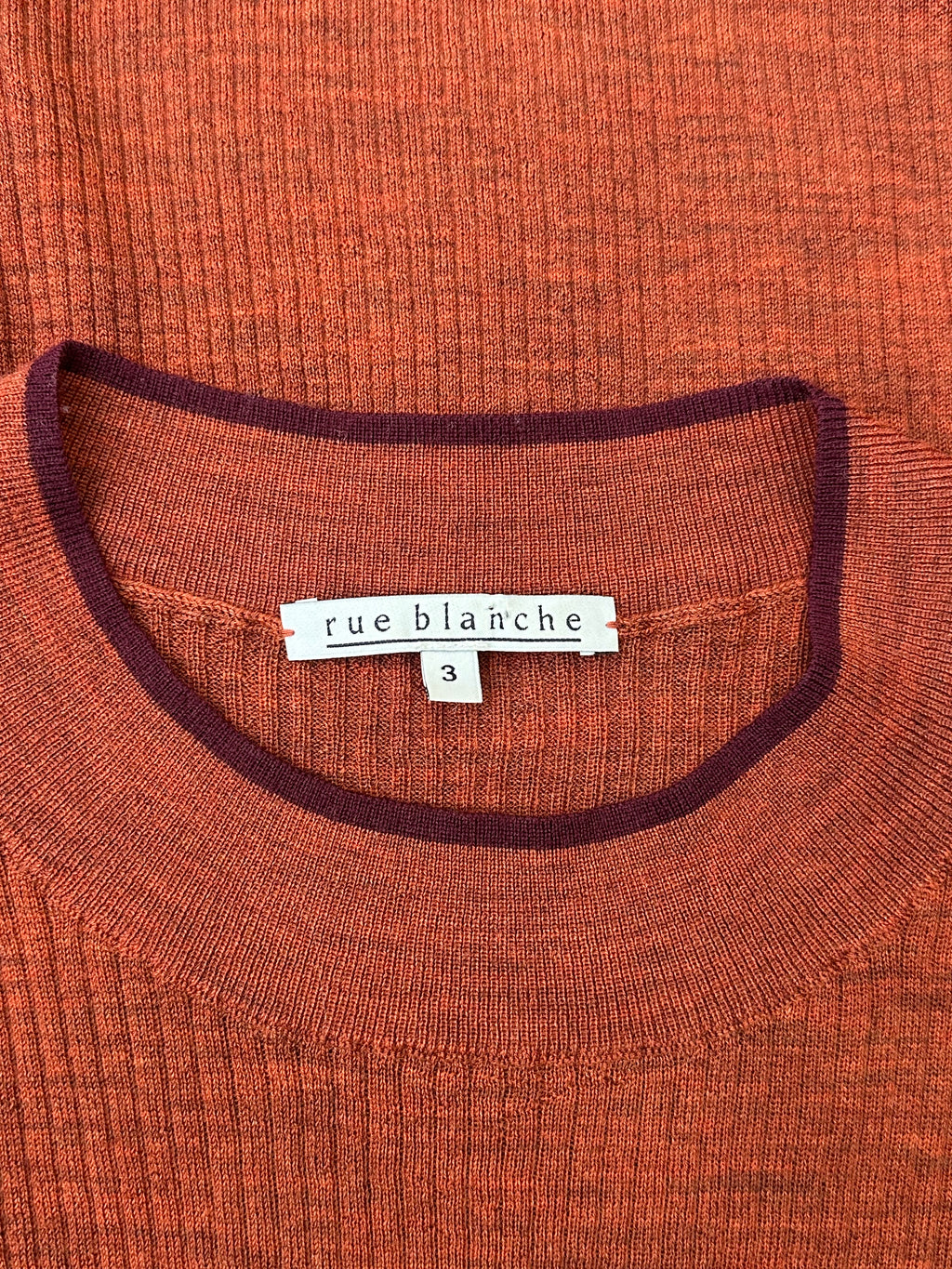Rue Blanche Ribbed Knit Top