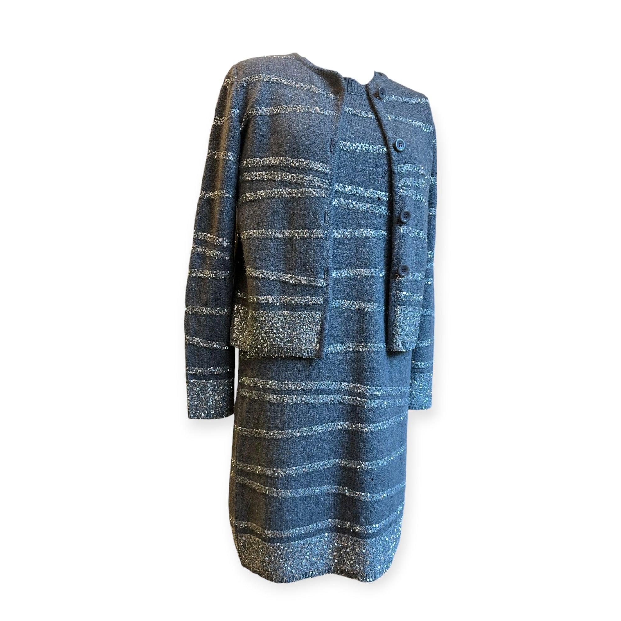 Rubinacci Sequined Knit Two-Piece Set