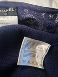 Haut à bretelles bleu Chanel