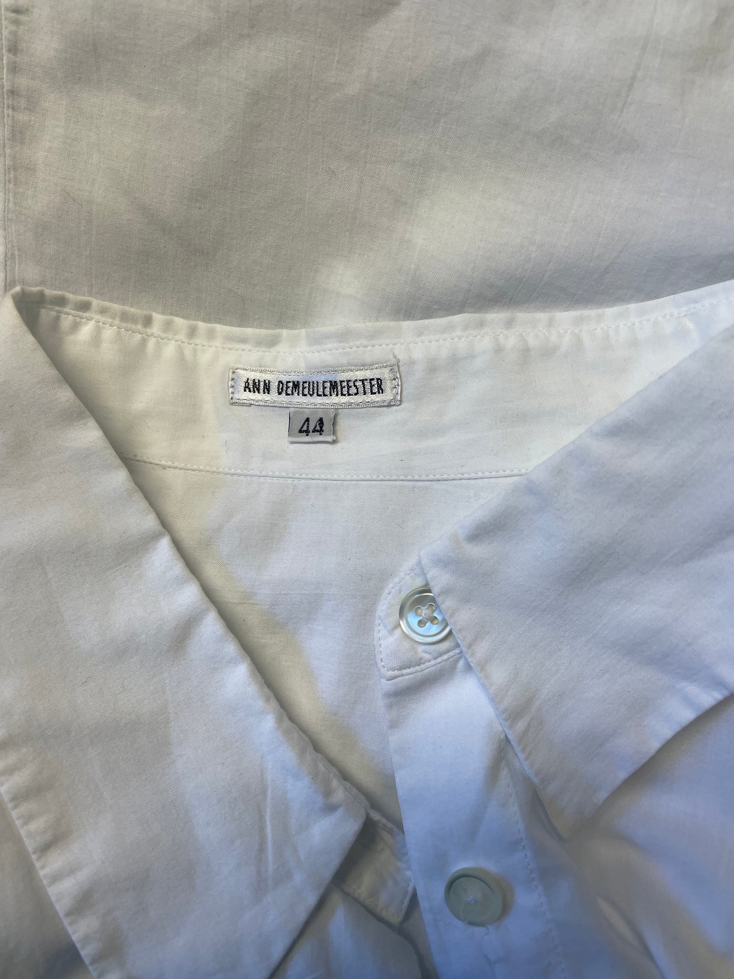 Ann Demeulemeester White Shirt – Adjustable Ties