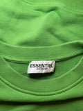 Sweat-shirt col rond vert Essentiel