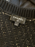 Robe Chanel en cachemire et paillettes