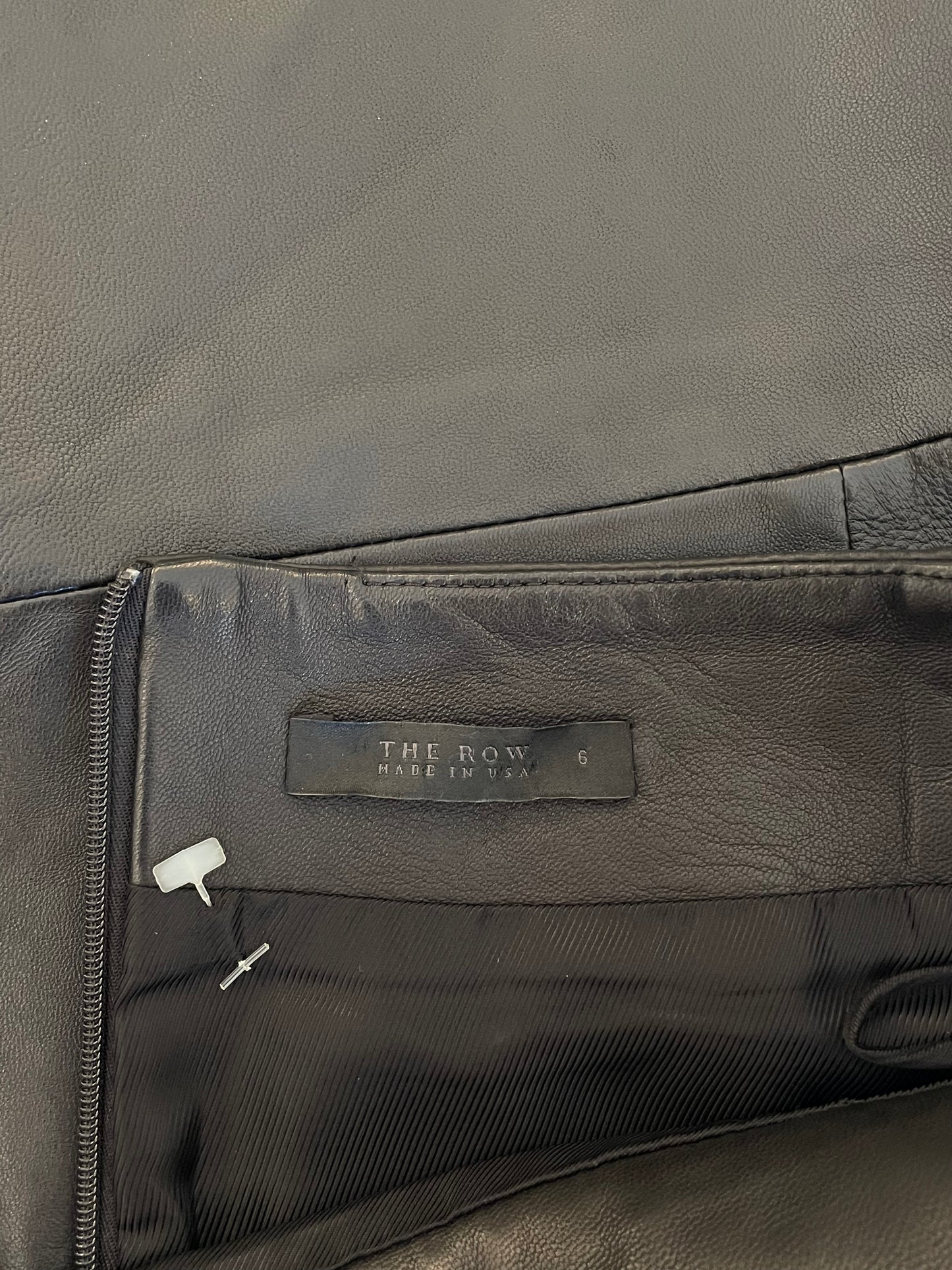 Jupe en cuir The Row