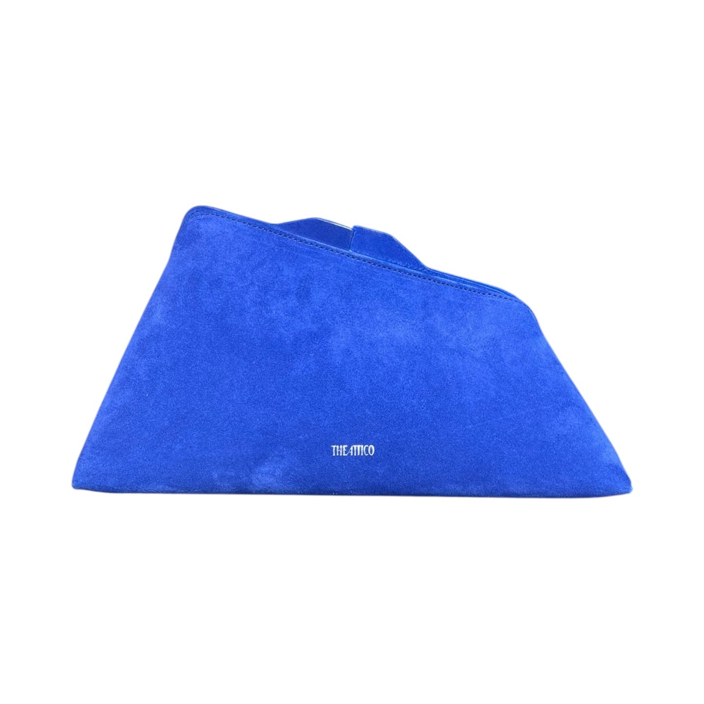 The Attico - Pochette en daim bleu