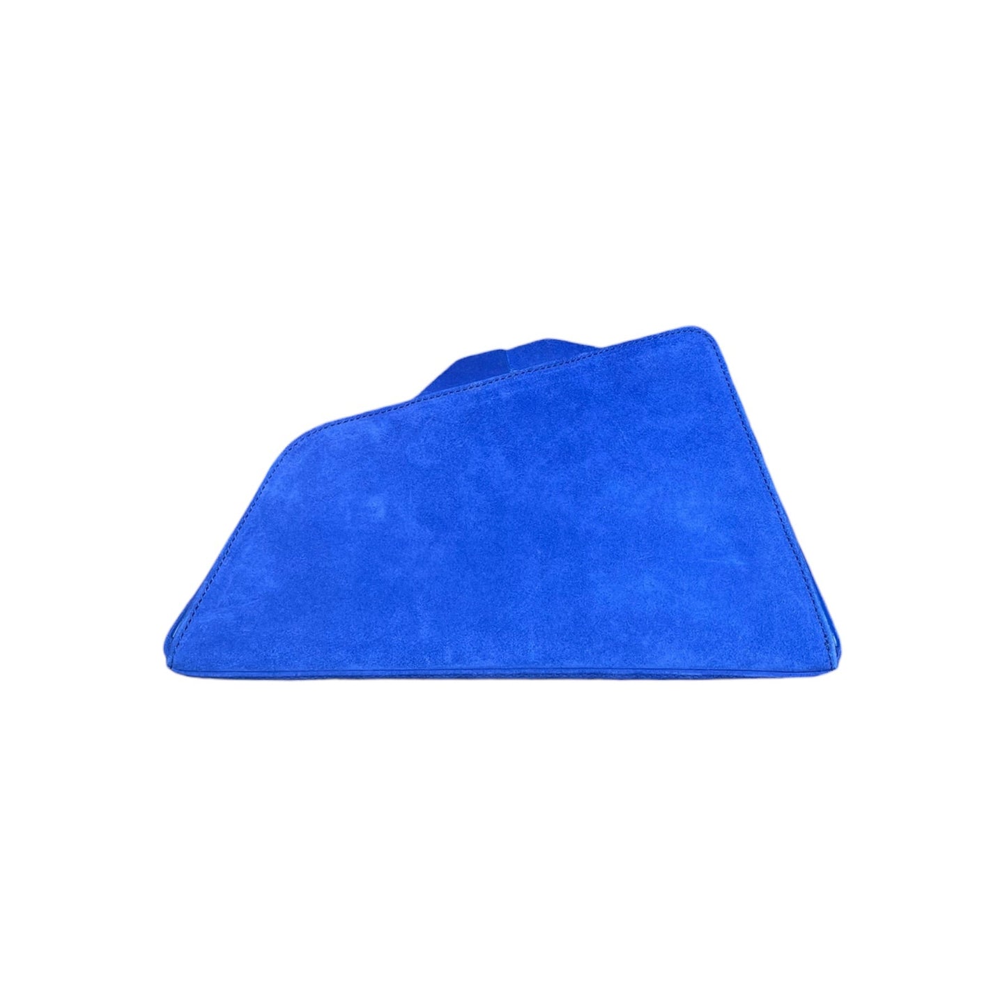 The Attico - Pochette en daim bleu