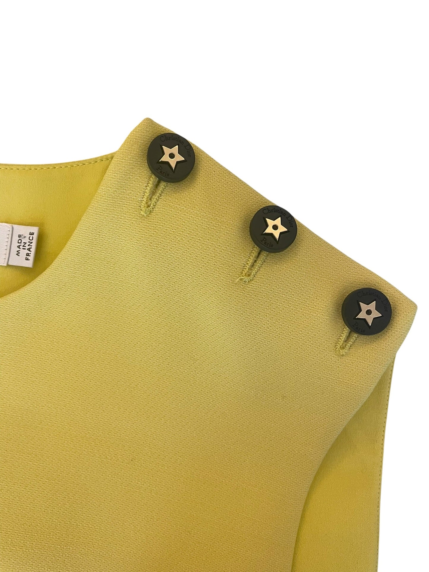 Dior - Robe Jaune Sans Manches