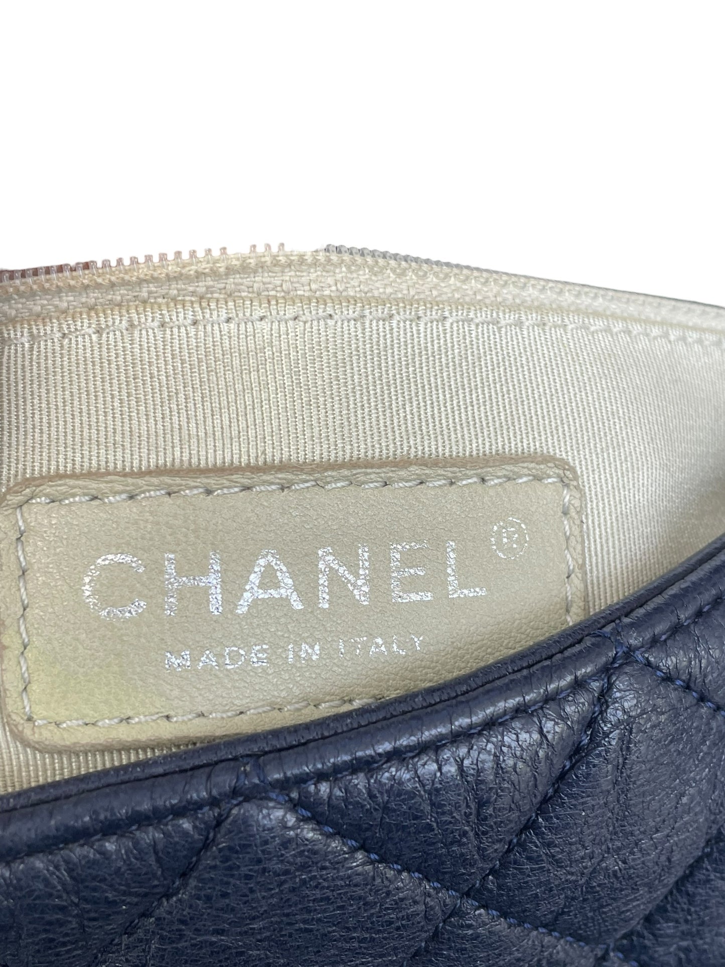 Chanel - Navy Quilted Leather Shoulder Bag