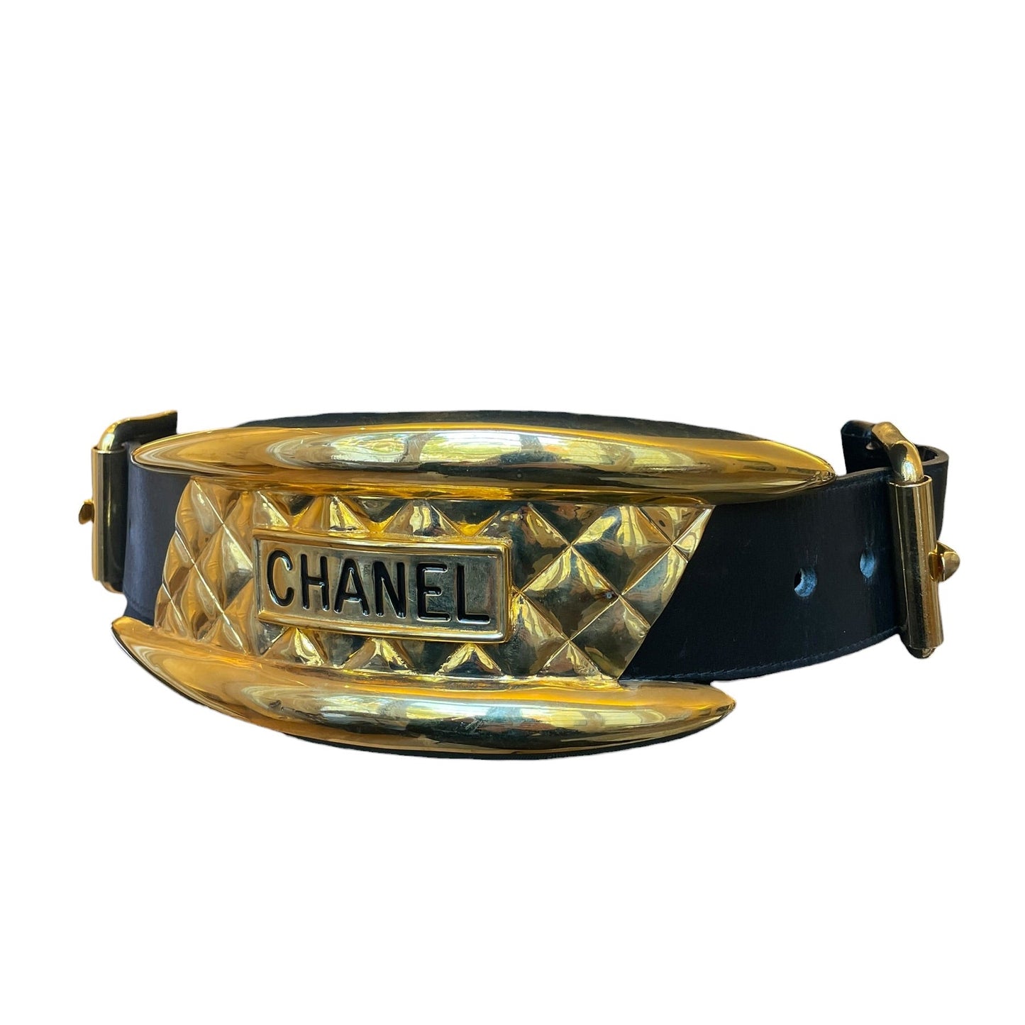 Chanel - Ceinture Gladiateur Dorée - Défilé 1991