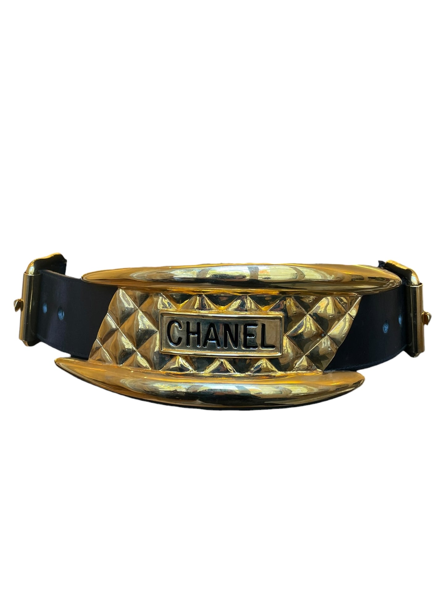 Chanel - Ceinture Gladiateur Dorée - Défilé 1991