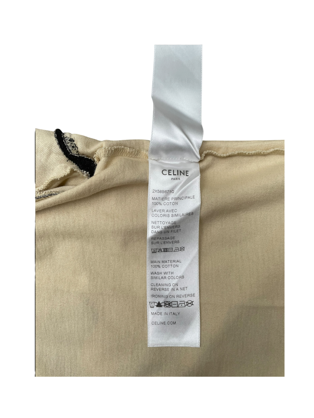 Celine - Cropped Logo T-Shirt