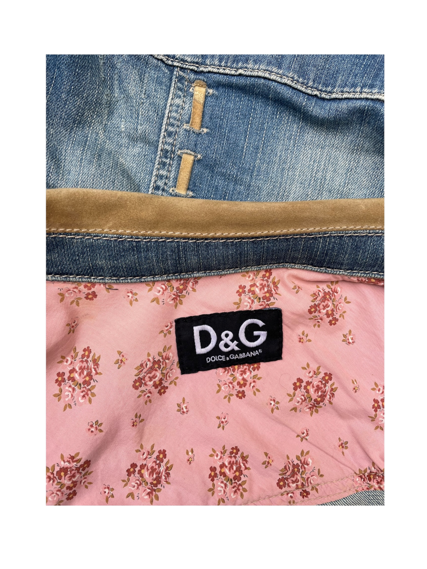 Dolce and Gabbana - Denim and Suede Western Jacket (2000s)