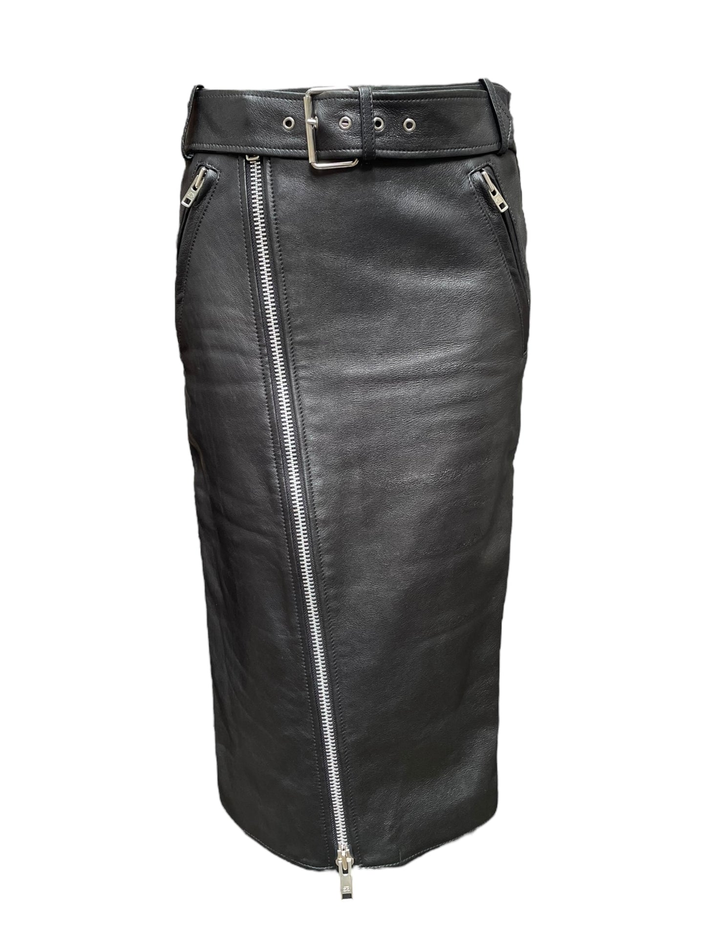 Balenciaga Leather Skirt