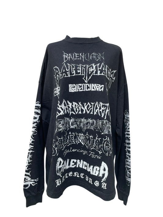 Balenciaga oversized long-sleeve T-shirt