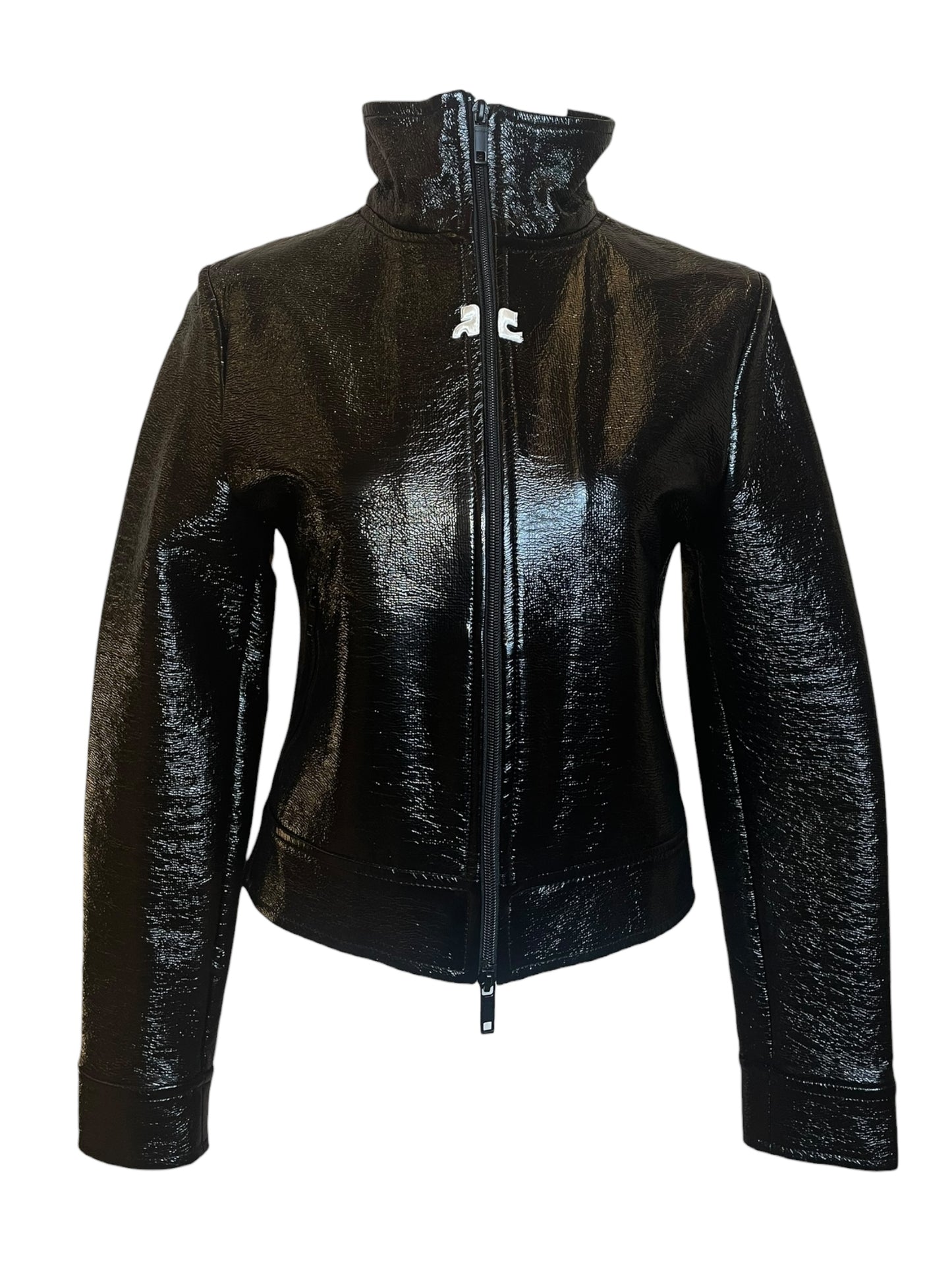 Courrèges Vinyl Jacket – Black