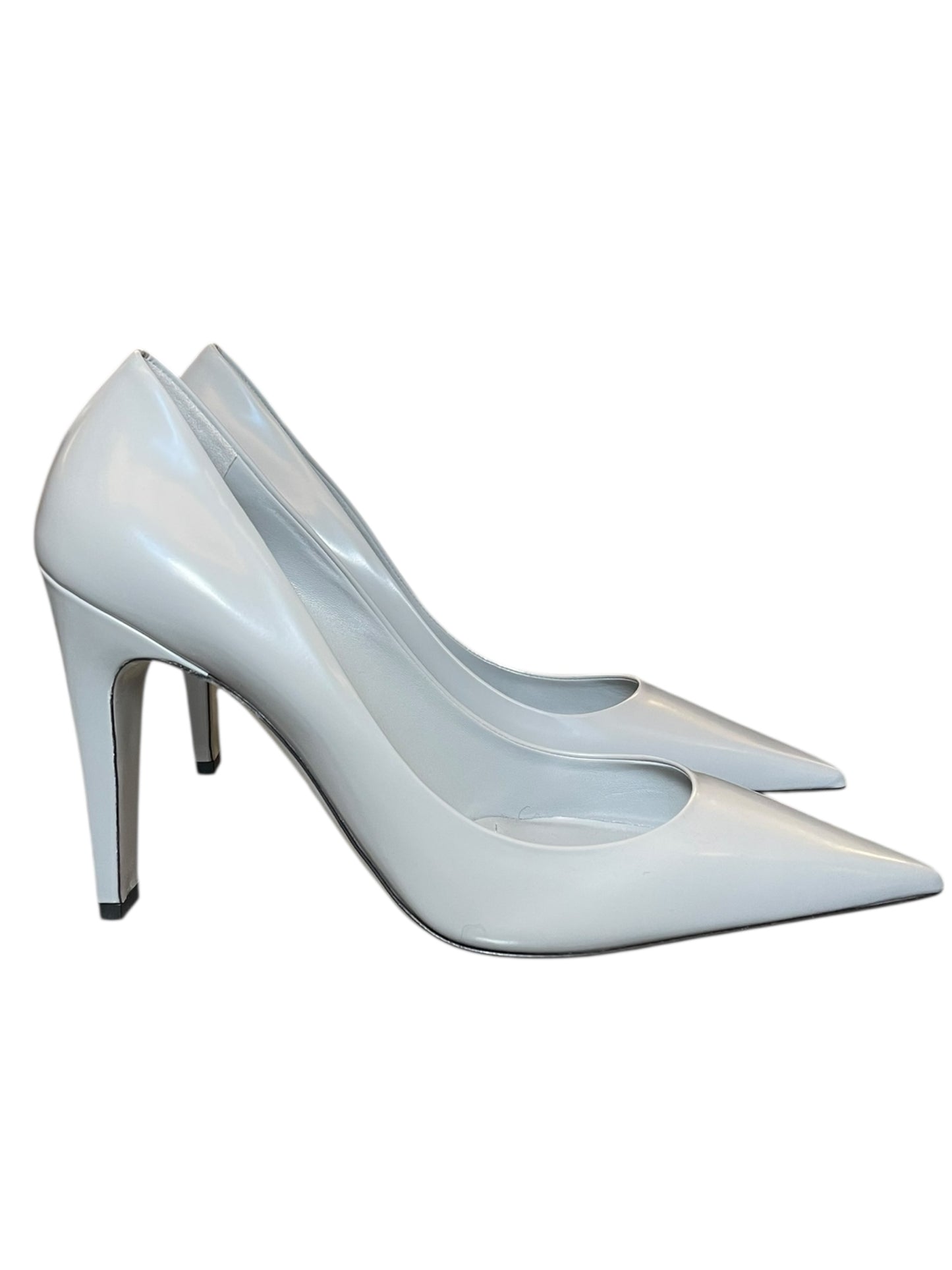 Prada Pointed-Toe Pumps – Grey