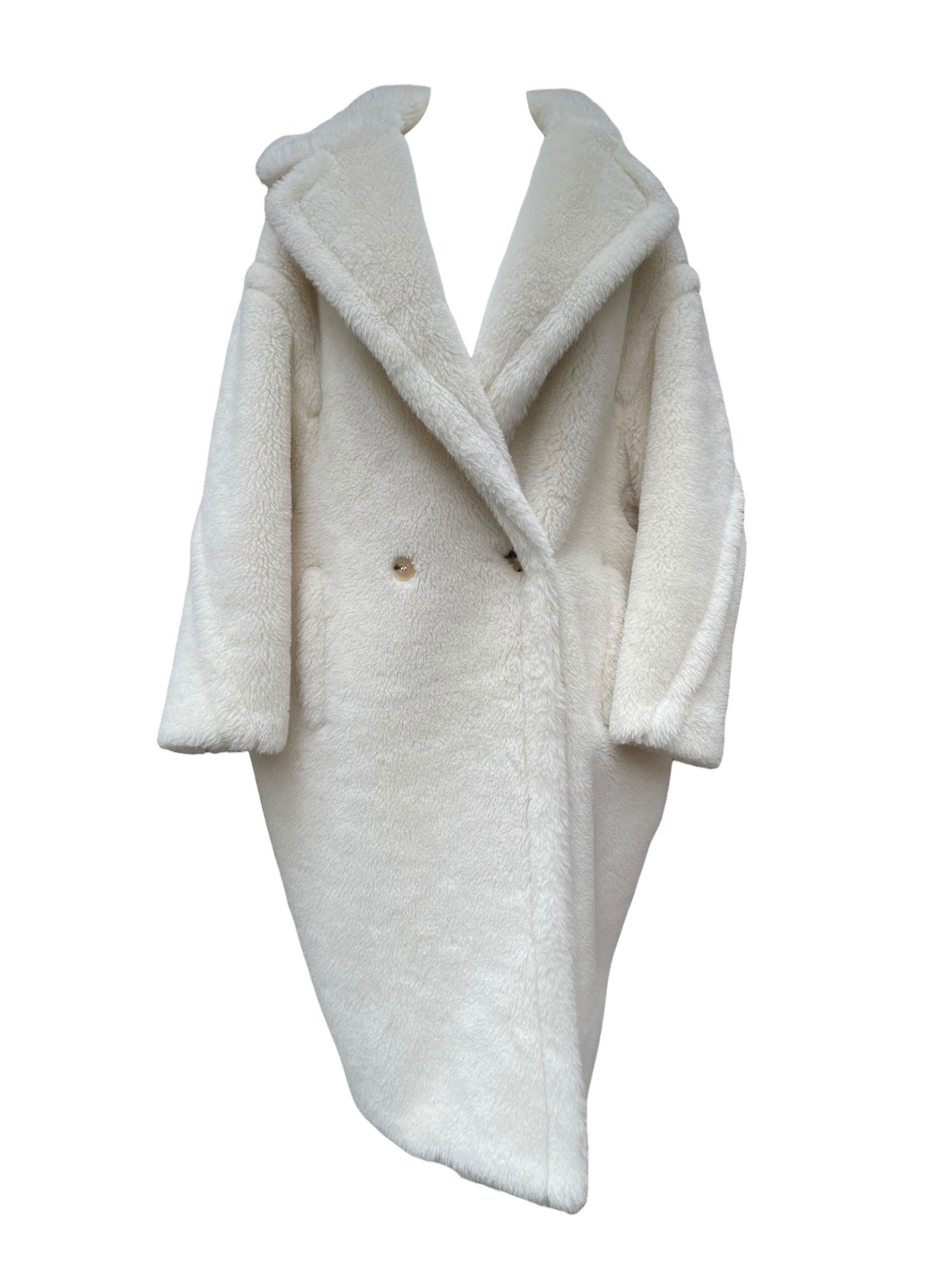 Max Mara Teddy Coat – White