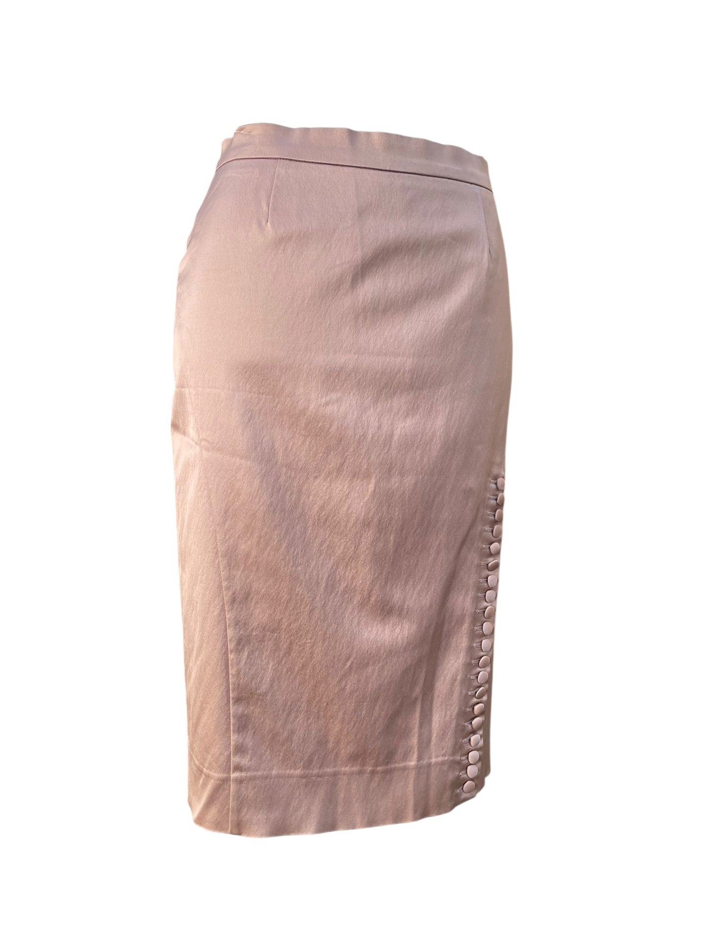 Moschino Cheap and Chic soft pink midi skirt