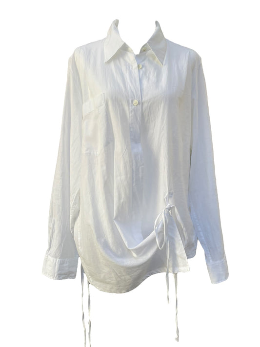 Ann Demeulemeester White Shirt – Adjustable Ties