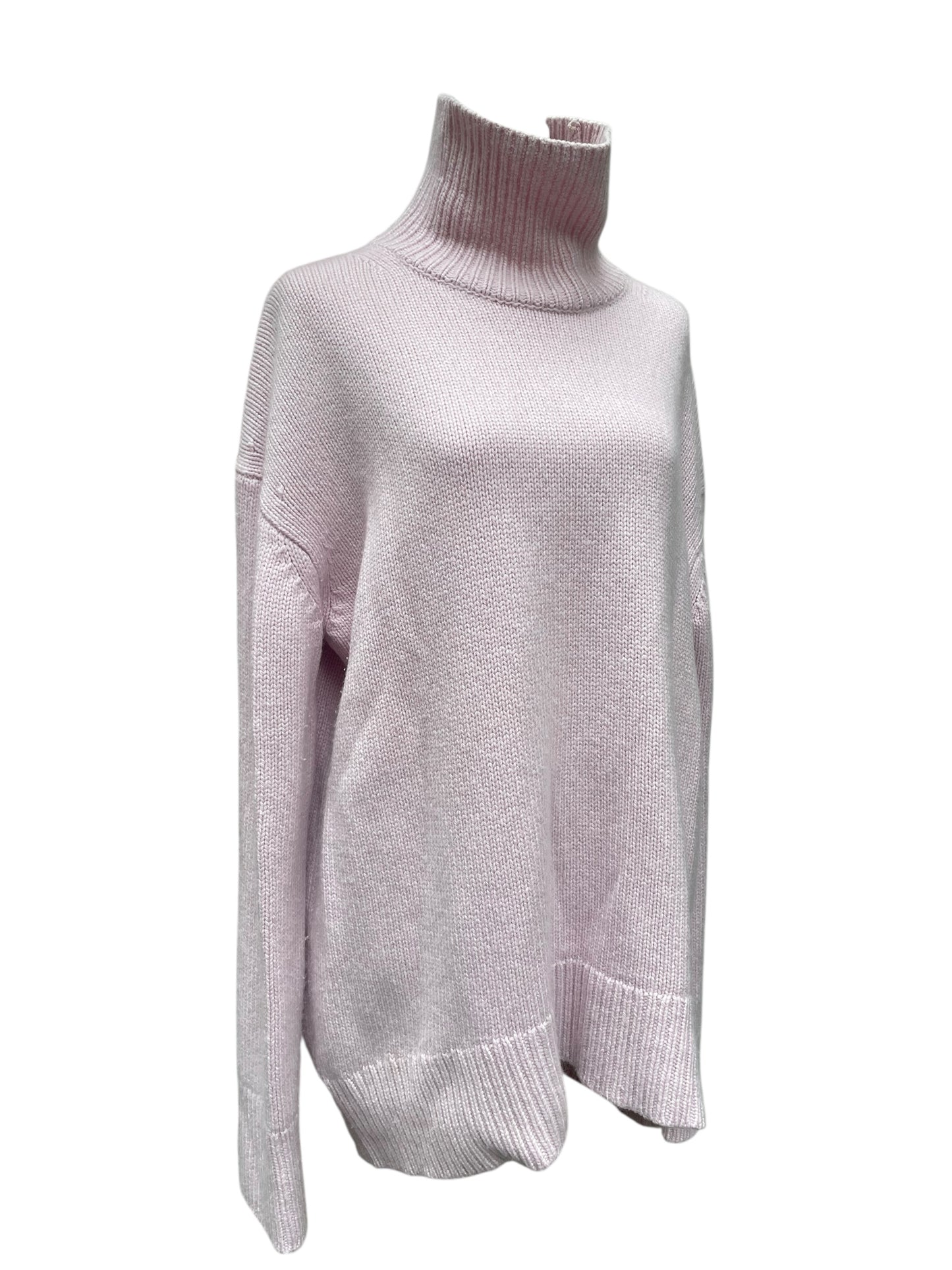 Celine Oversized Cashmere Sweater – Pale Pink