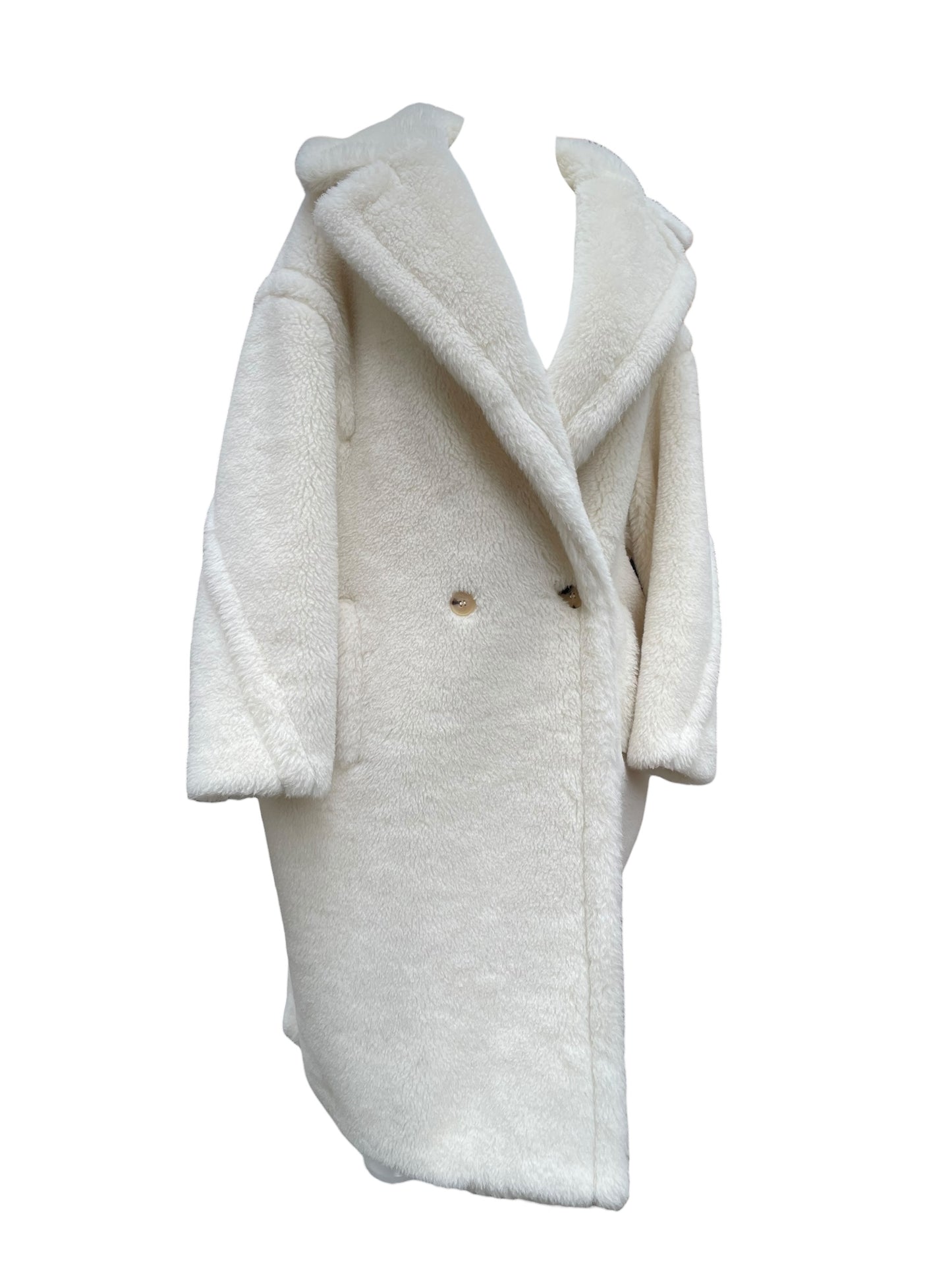 Max Mara Teddy Coat – White