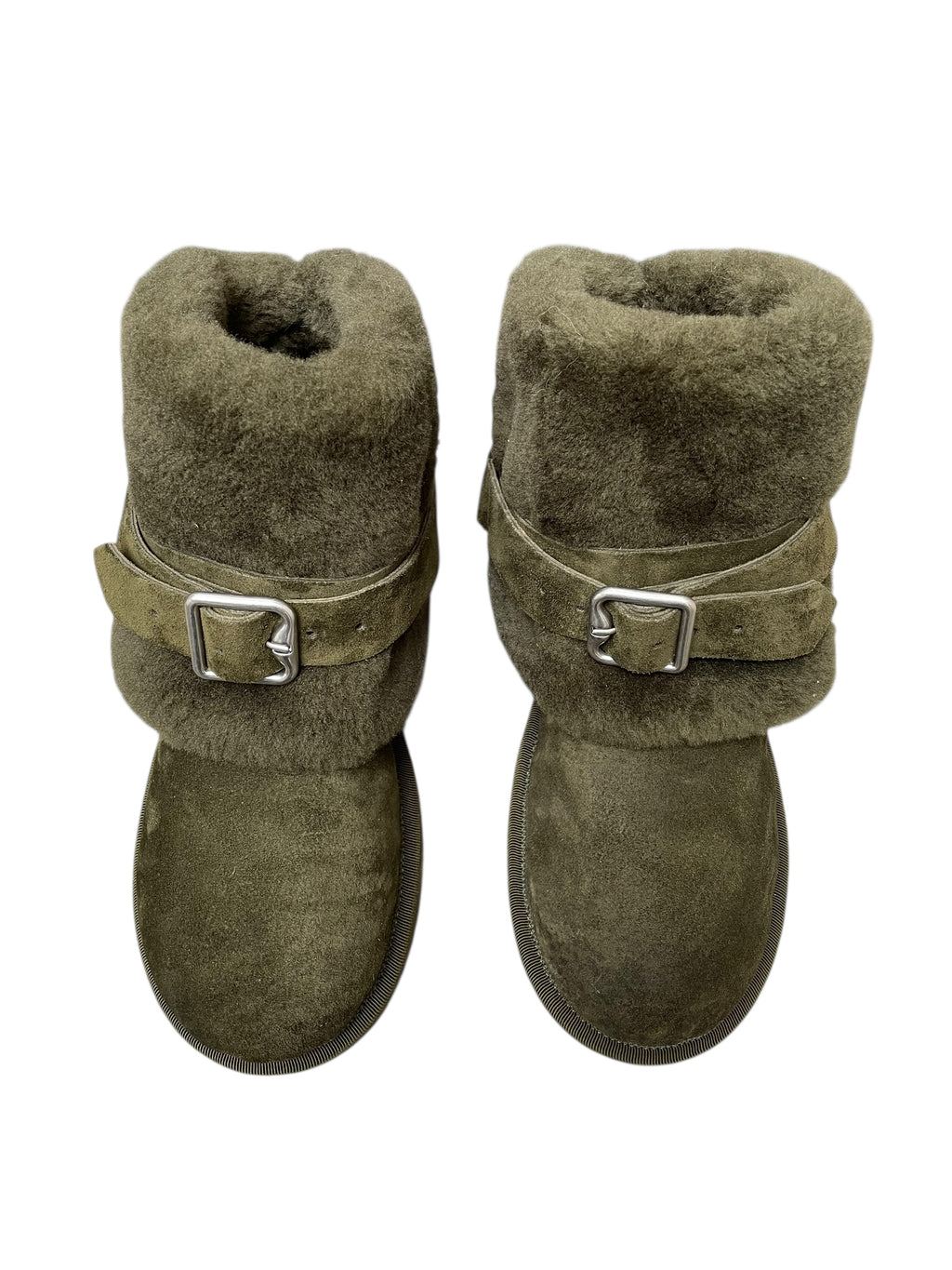 Burberry Shearling Foldover Boots