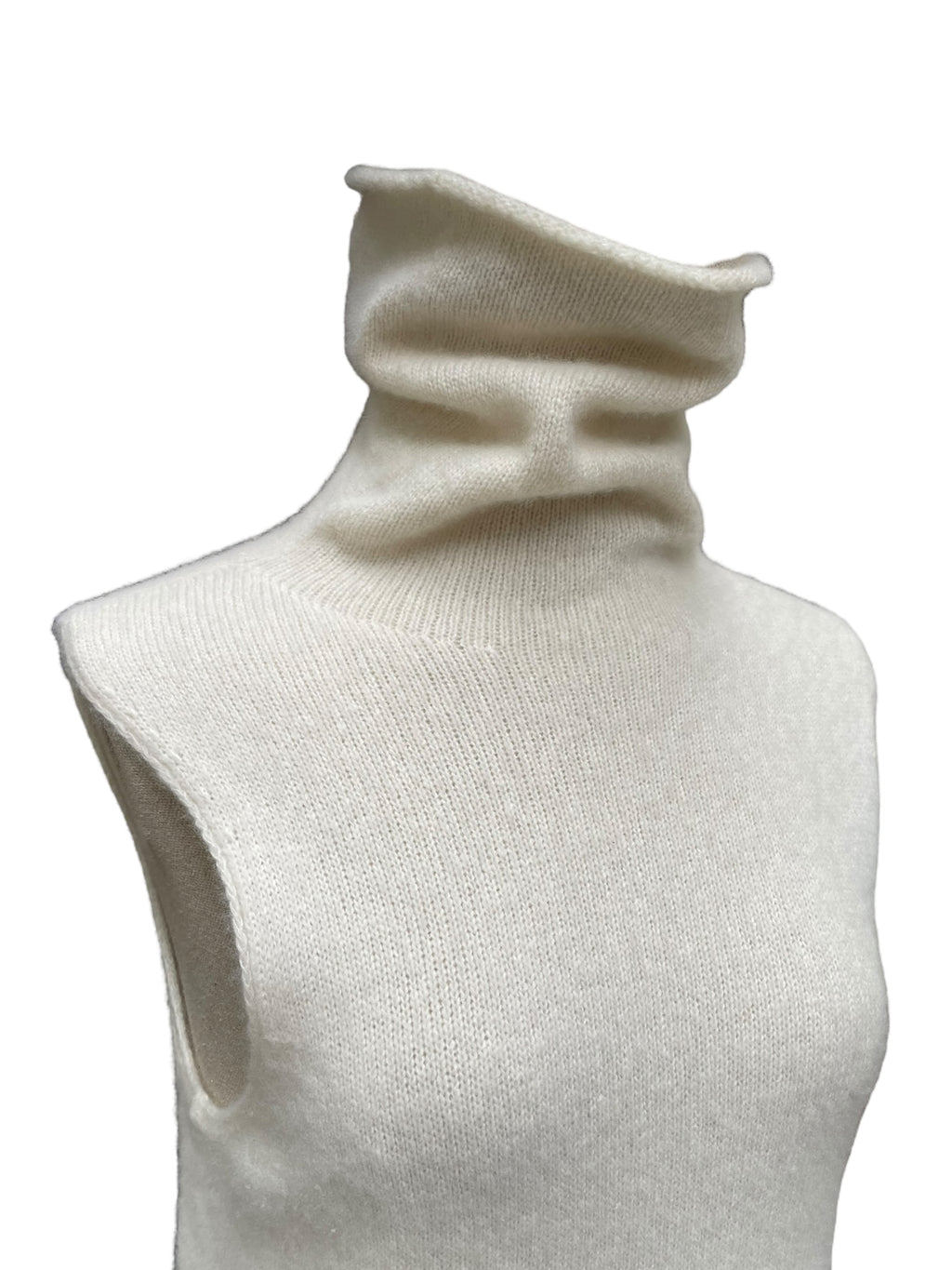 The Row sleeveless cashmere and silk sweater