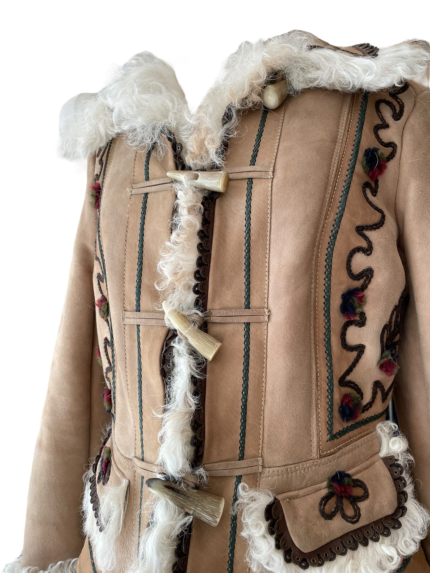 Burberry jacket in genuine shearling 70s style