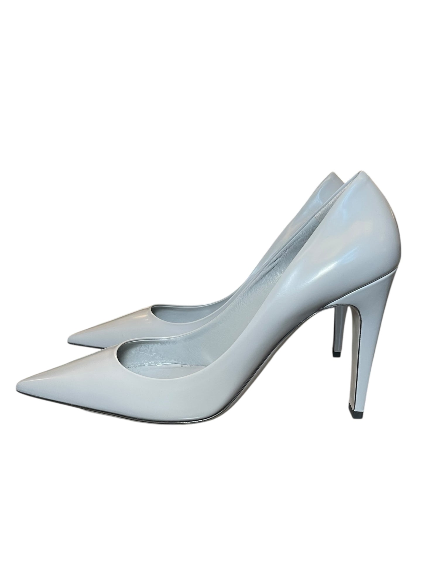 Prada Pointed-Toe Pumps – Grey