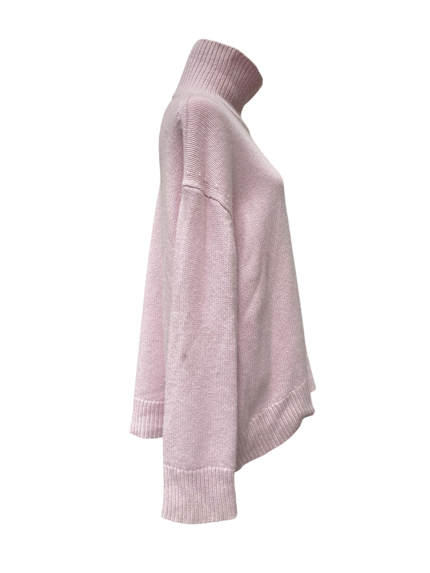 Celine Oversized Cashmere Sweater – Pale Pink