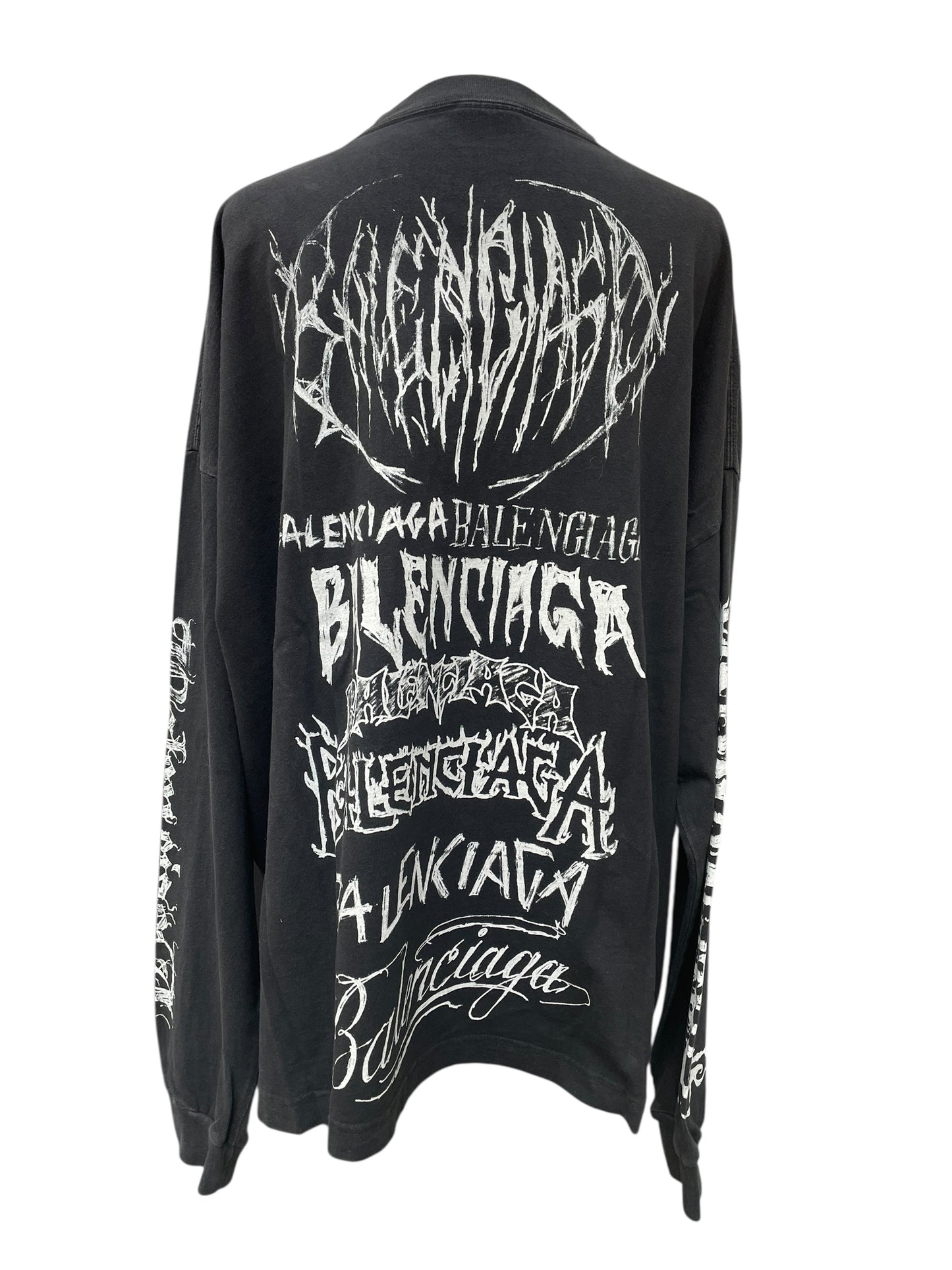 Balenciaga oversized long-sleeve T-shirt