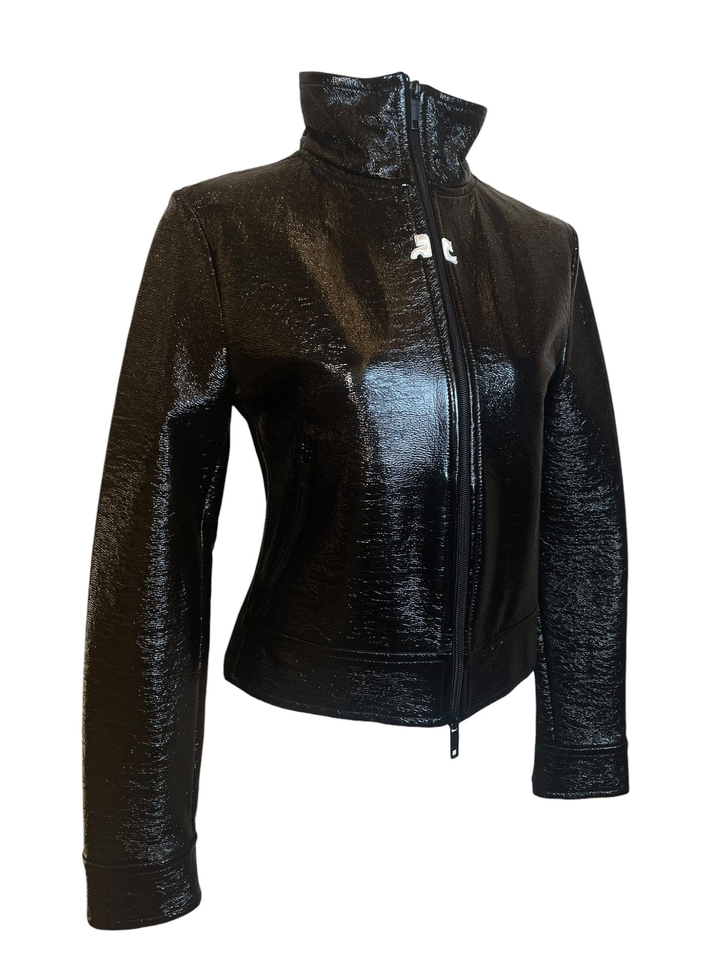 Courrèges Vinyl Jacket – Black